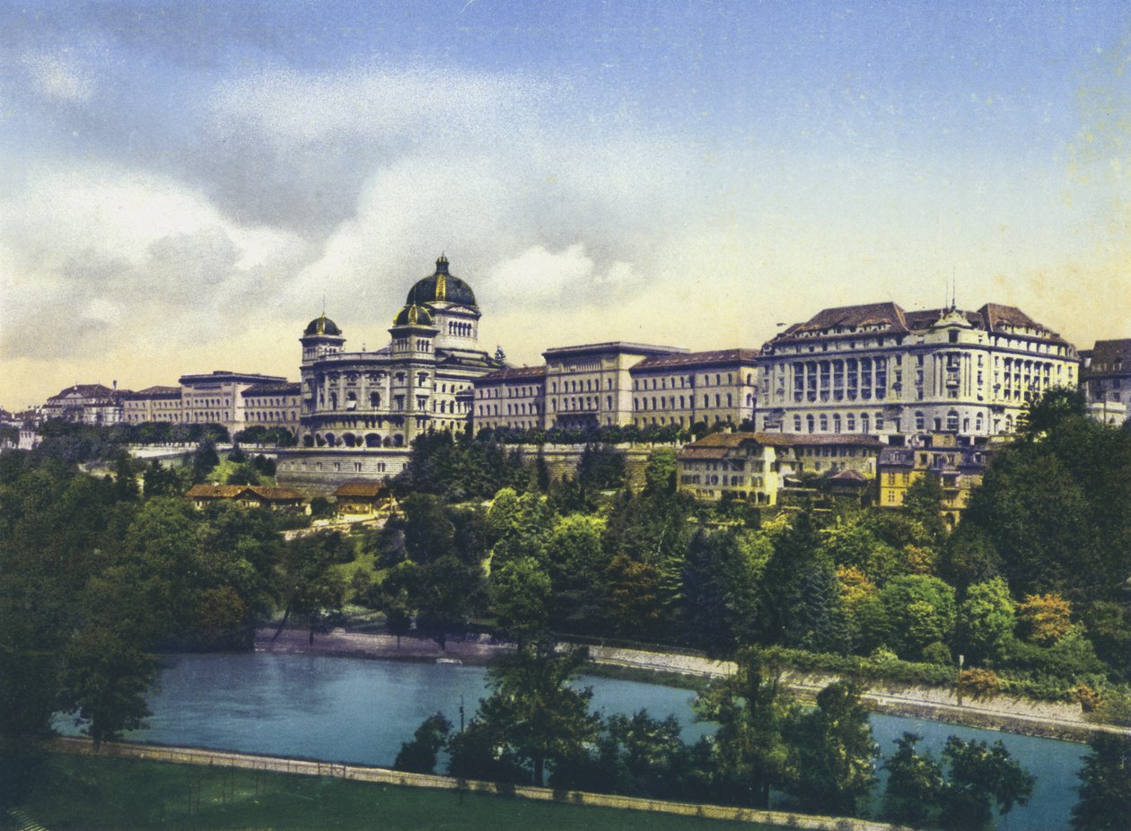 Bern, forbundspaladset (foto) af Photographer Swiss