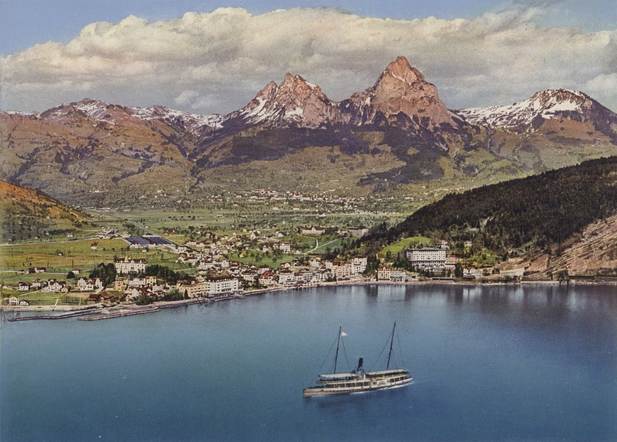 Fontænen og myterne (farvefoto) af Photographer Swiss