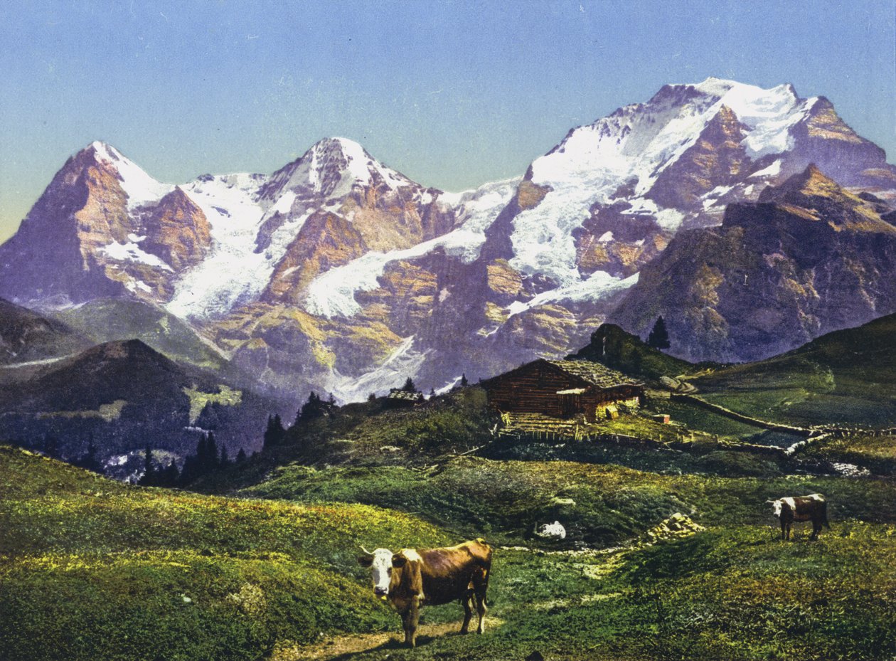 Eiger, Monch og Jungfrau (foto) af Photographer Swiss