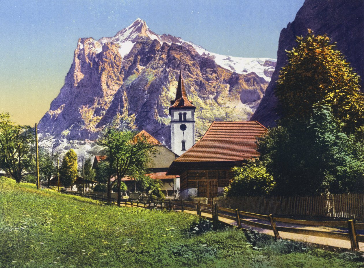 Grindelwald, Wetterhorn (foto) af Photographer Swiss