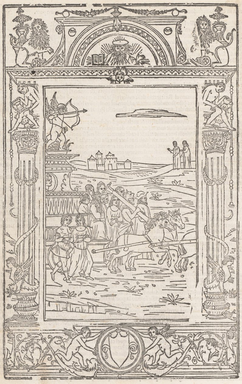 Opera..Triumphi, sonetter, & Canzone.., 15. februar 1508. af Pico Master