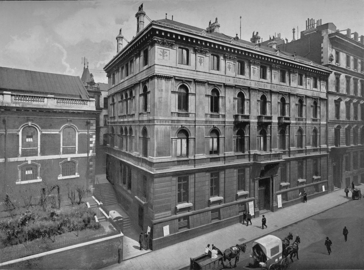 British and Foreign Bible Society House, City of London, c1890 1911 af Pictorial Agency