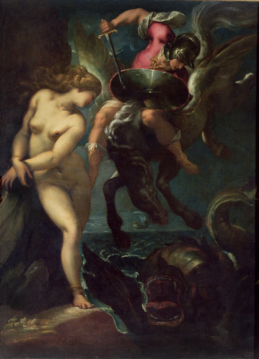 Perseus og Andromeda, ca.1610 af Pier Francesco Morazzone