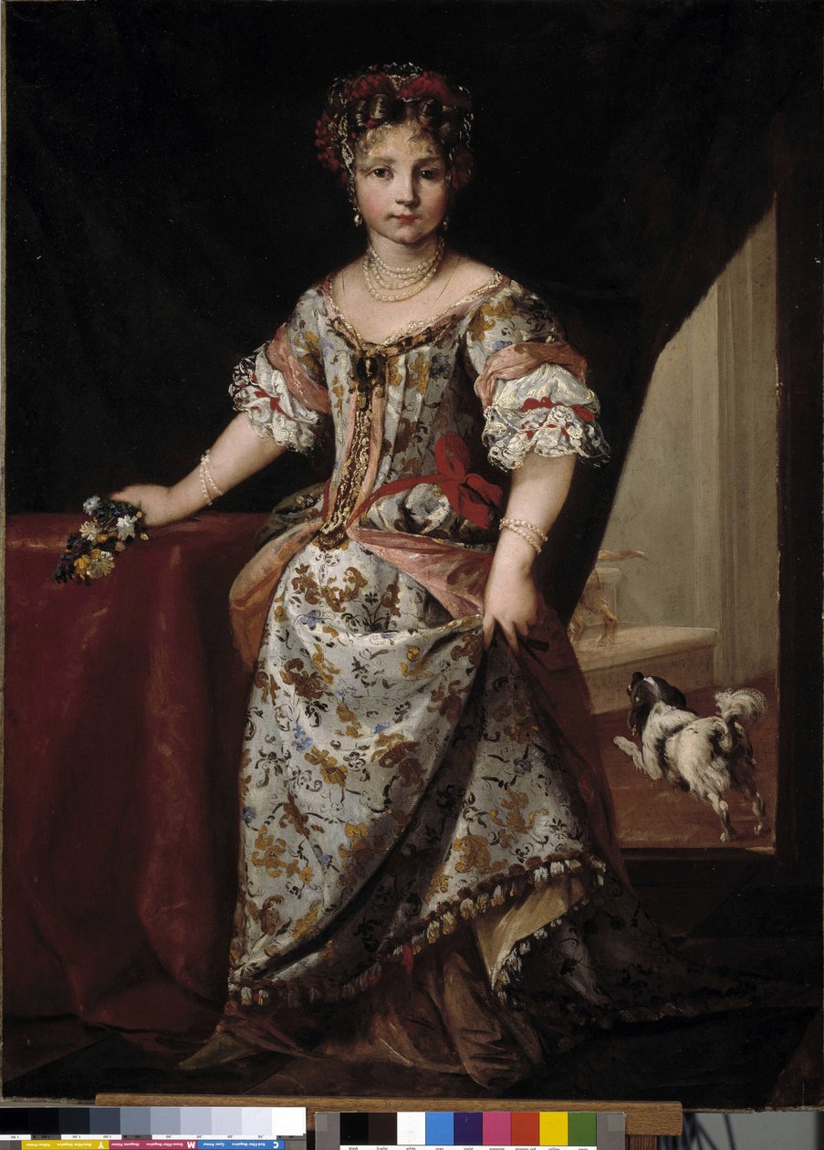 Portræt af en prinsesse (olie på lærred) af Pier Francesco Cittidani