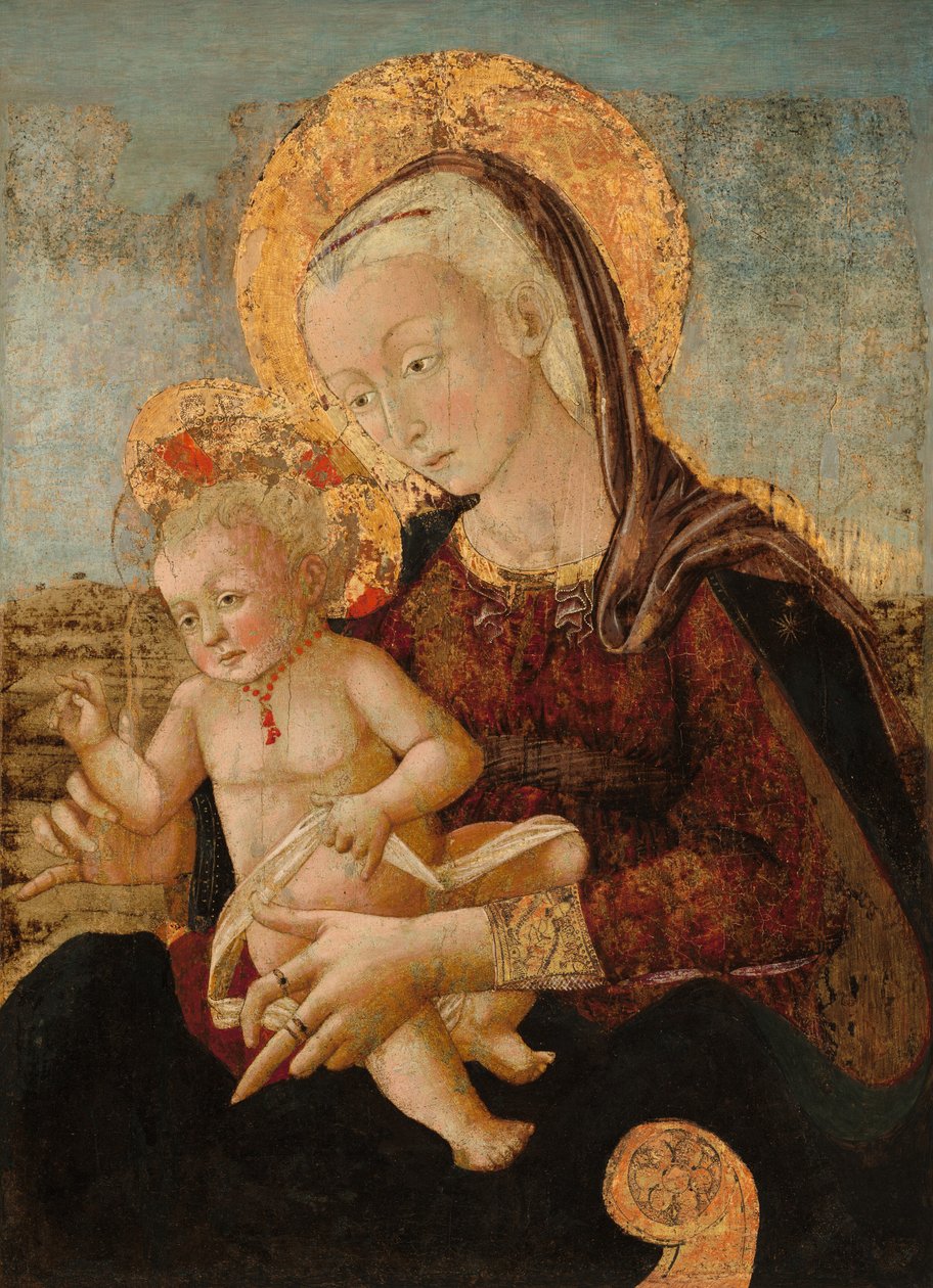 Madonna og barn, ca. 1475. af Pier Francesco Fiorentino