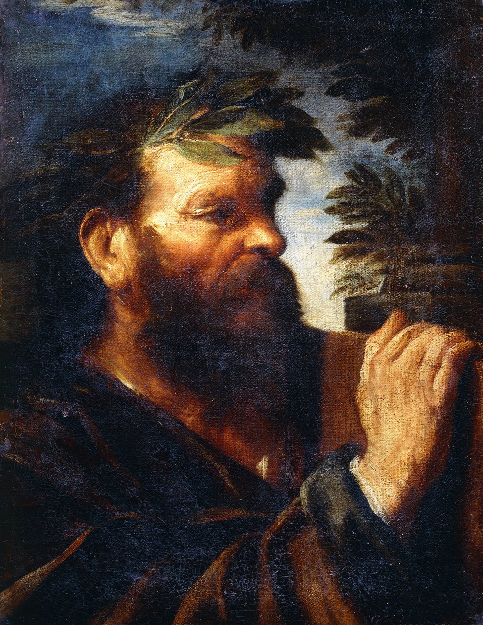 Leder af en vismand, af Pier Francesco Mola