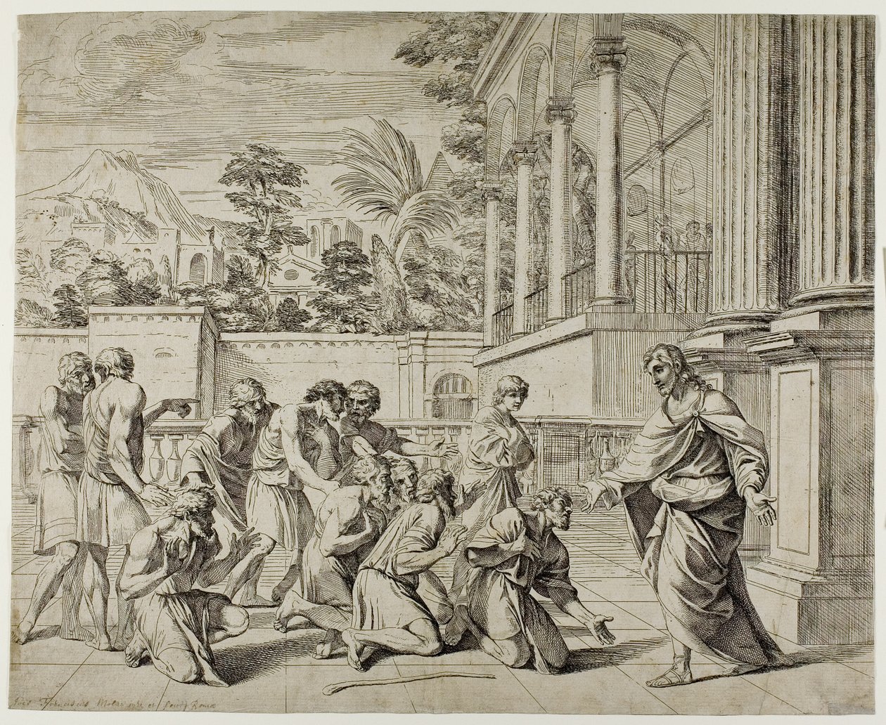 Joseph og hans brødre af Pier Francesco Mola