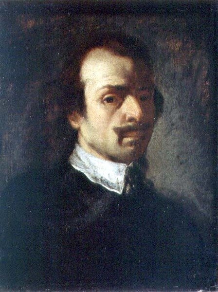 Selvportræt (olie på lærred) af Pier Francesco Mola