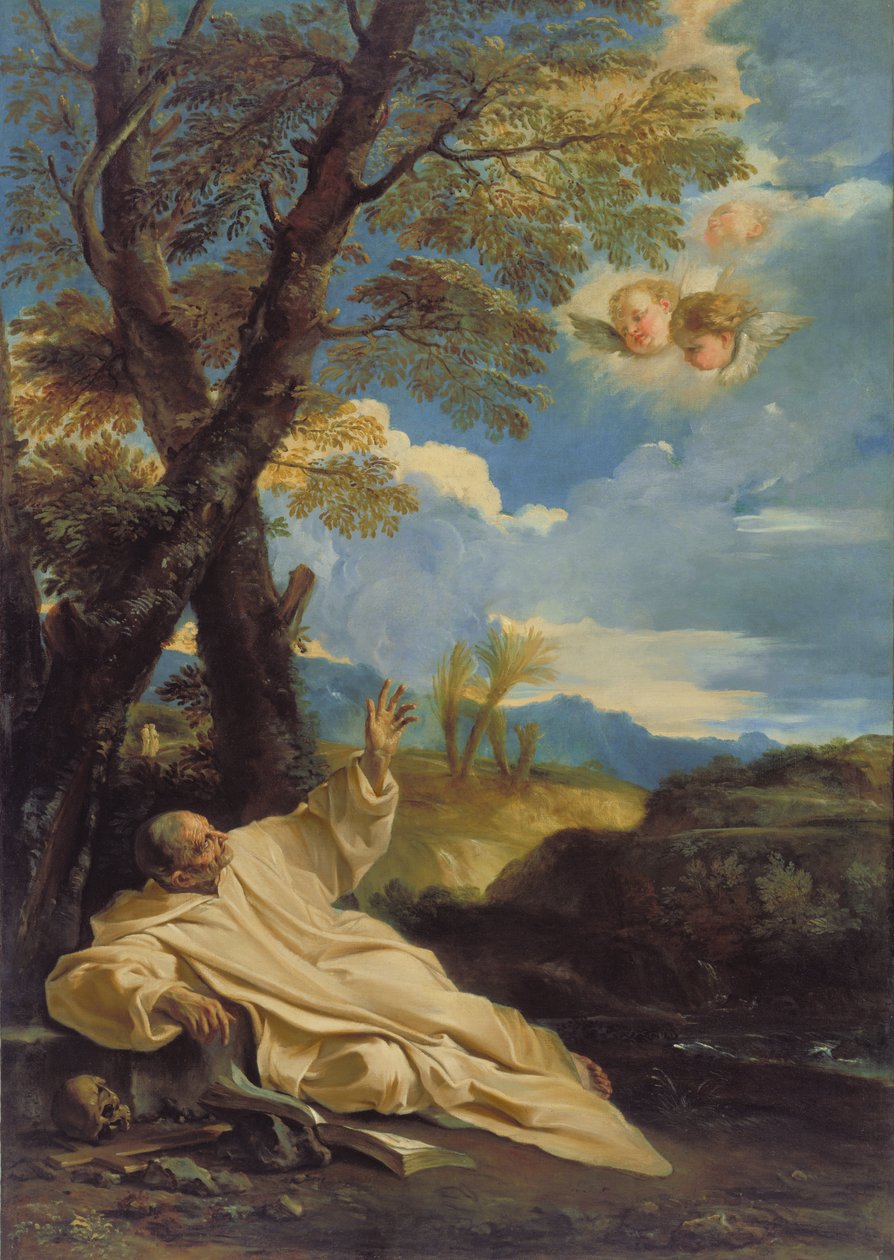Den hellige Brunos vision af Pier Francesco Mola