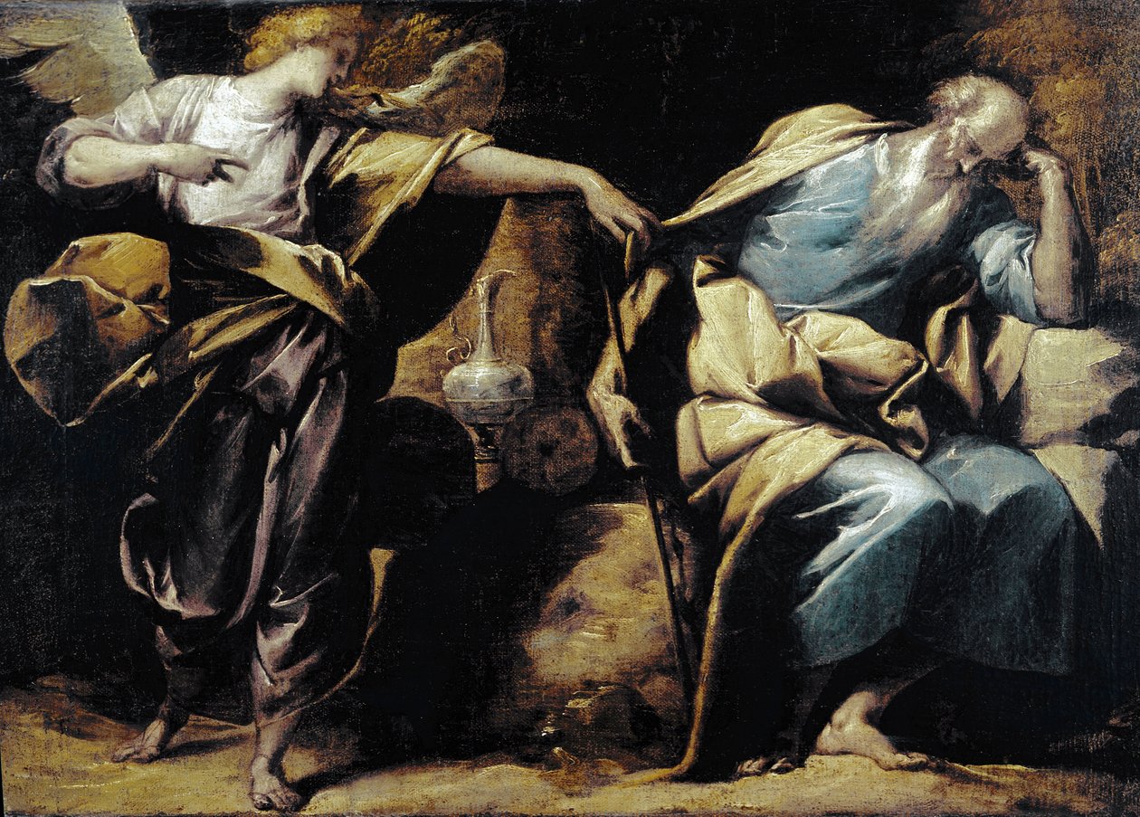 Elias drøm, detalje. (olie på lærred af Pier Francesco Morazzone