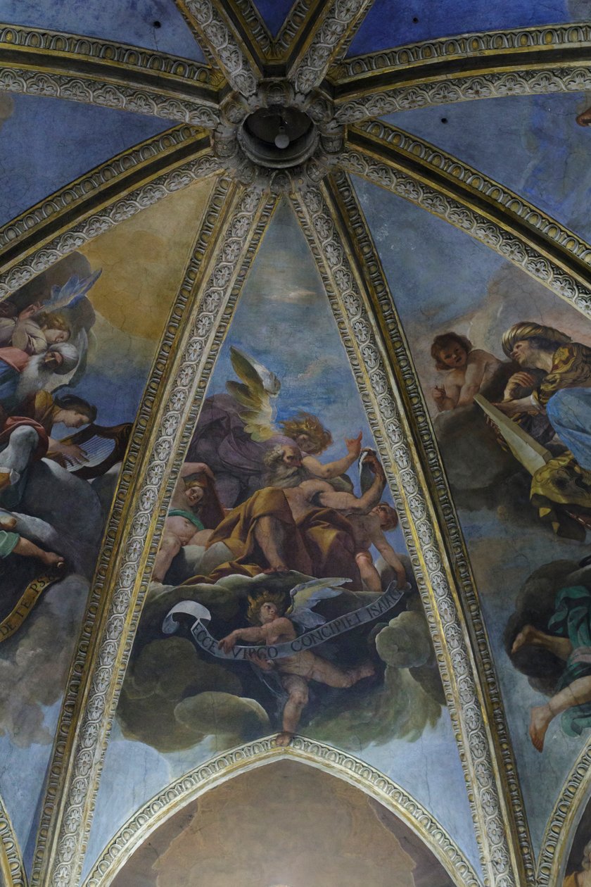 Fresko med profeten Esajas, ca. 1626 (fresko) af Pier Francesco Morazzone