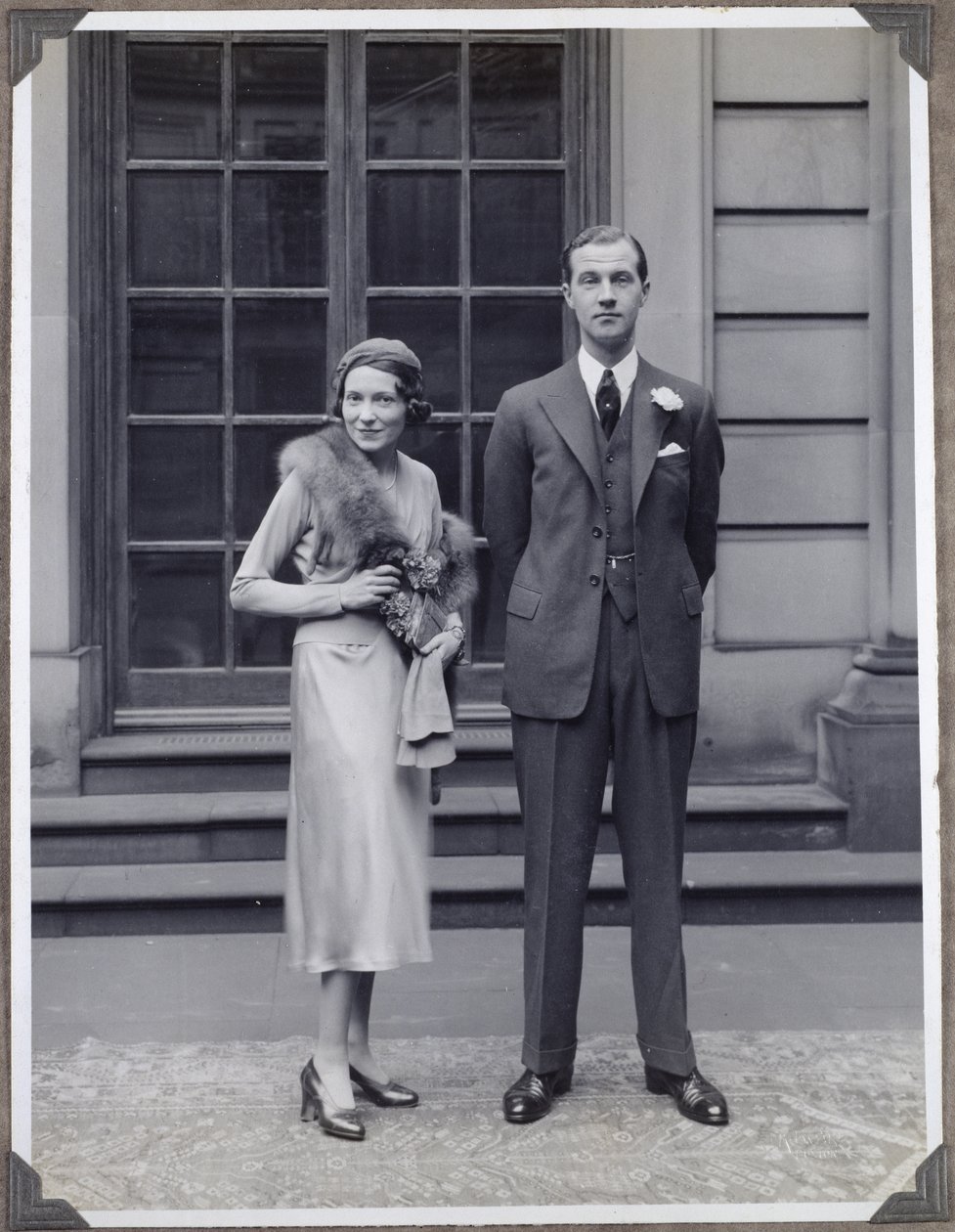 Lord Charles Cavendish og Adele Astaire på deres bryllupsdag af Blaise Nicolas Le Sueur