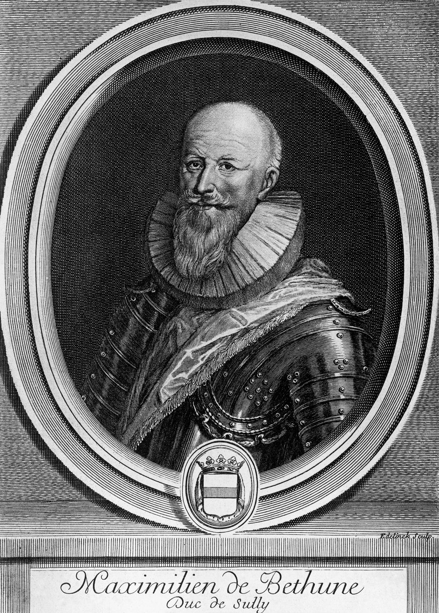 Portræt af Maximilien de Bethune af Blaise Nicolas Le Sueur