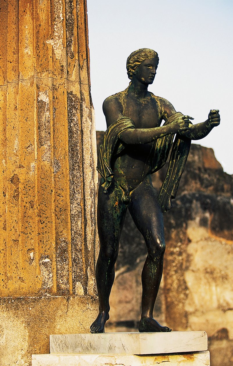 Statue af guden Apollo, Pompeji (Unescos verdensarvsliste af Blaise Nicolas Le Sueur