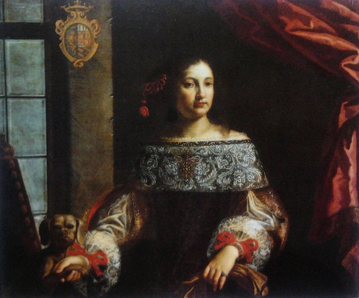 Polsk: Portret hrabiny Simonetty Cavazzi della Somaglia Portræt af grevinde Simonetta Cavazzi della Somaglia. af Pierfrancesco Cittadini