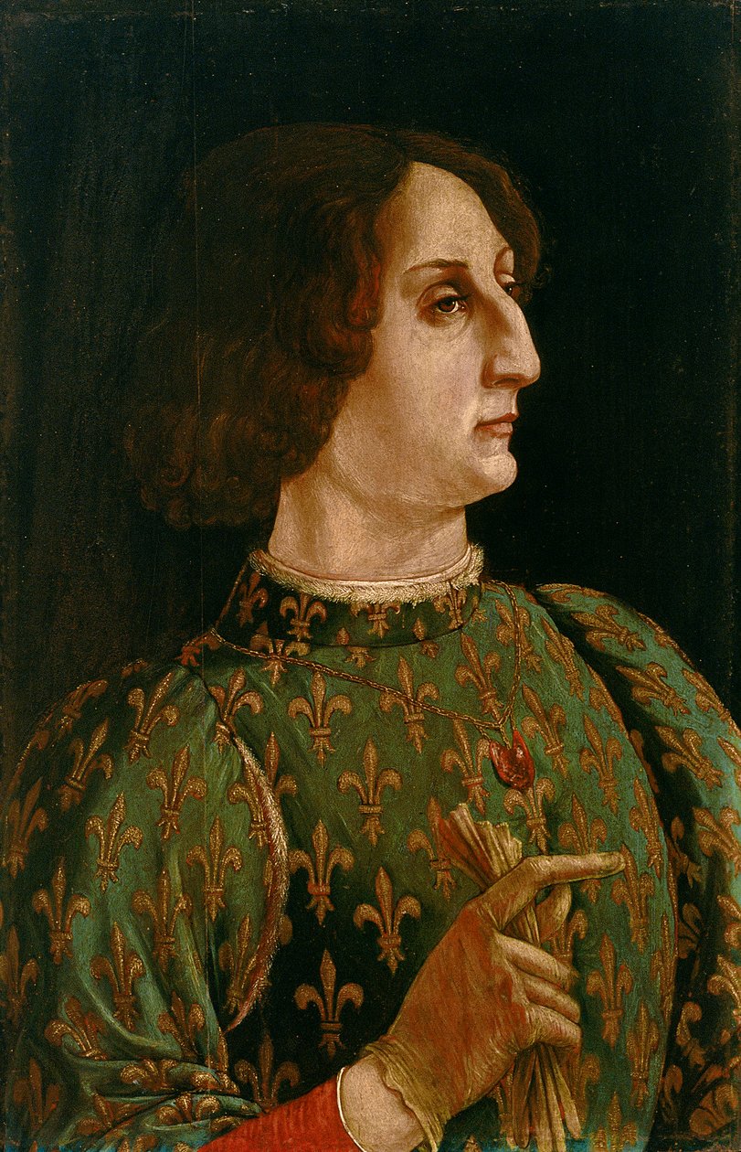 Portræt af Galeazzo Maria Sforza af Piero del Pollaiolo