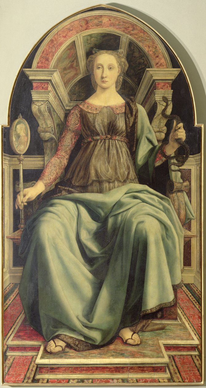 Prudence, ca.1470 (tempera på panel) af Piero del Pollaiolo