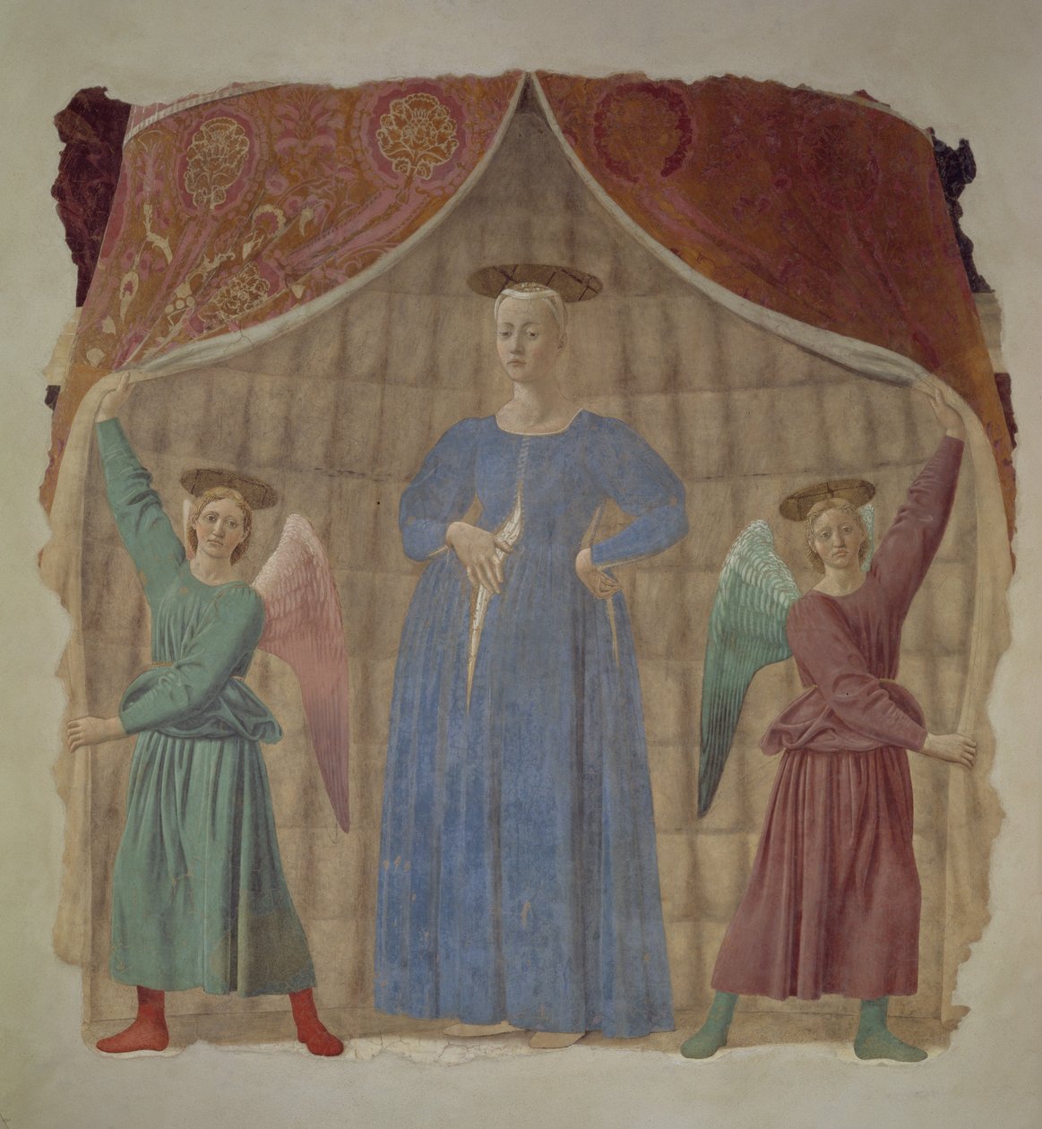Madonna del Parto, ca. 1450-70 (efter restaurering) (se også 75561, 172472 og 169194) af Piero della Francesca