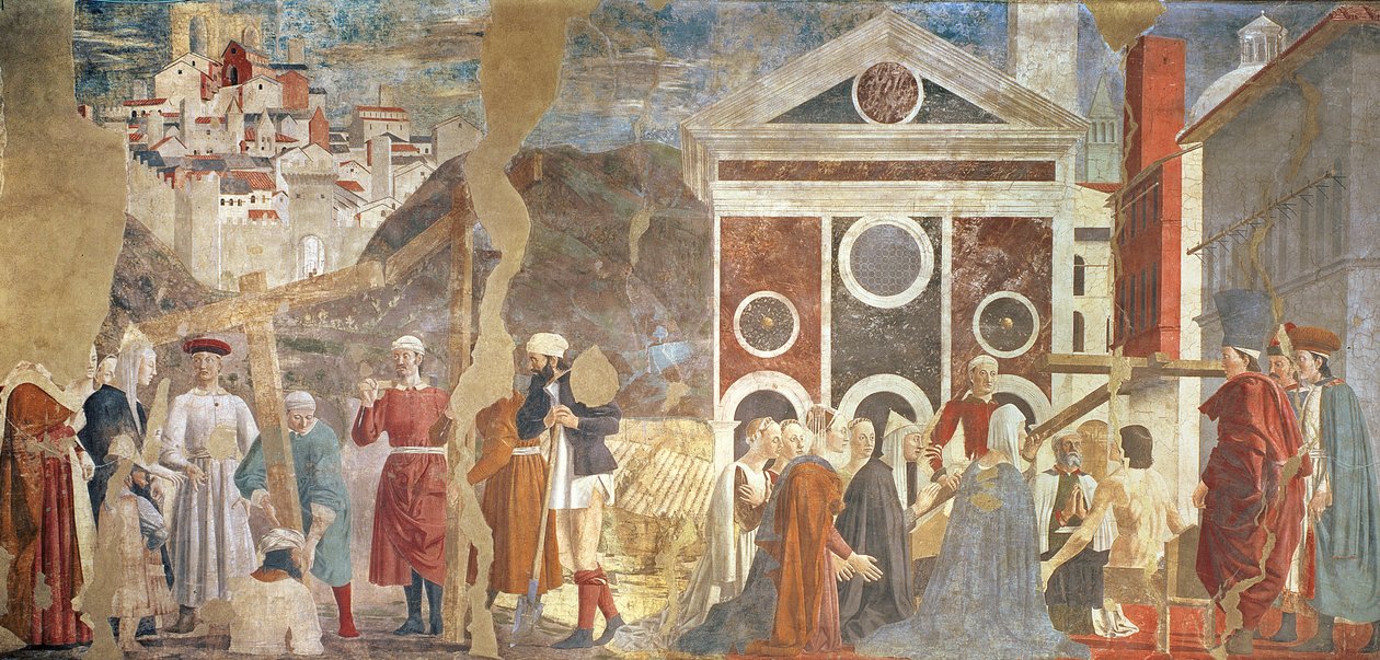 Verifikationen af det sande kors, afsluttet 1464 af Piero della Francesca