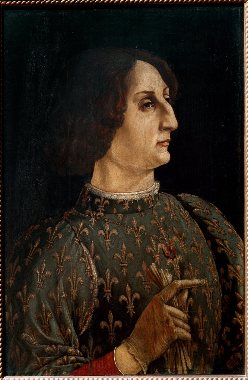 Portræt af Galeazzo Maria Sforza, hertug af Milano af Piero del Pollaiolo