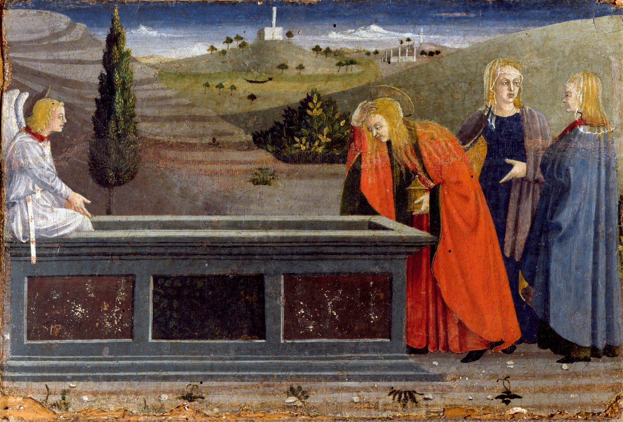 Polyptych of the Misericordia: The Three Maries af Piero della (school of) Francesca
