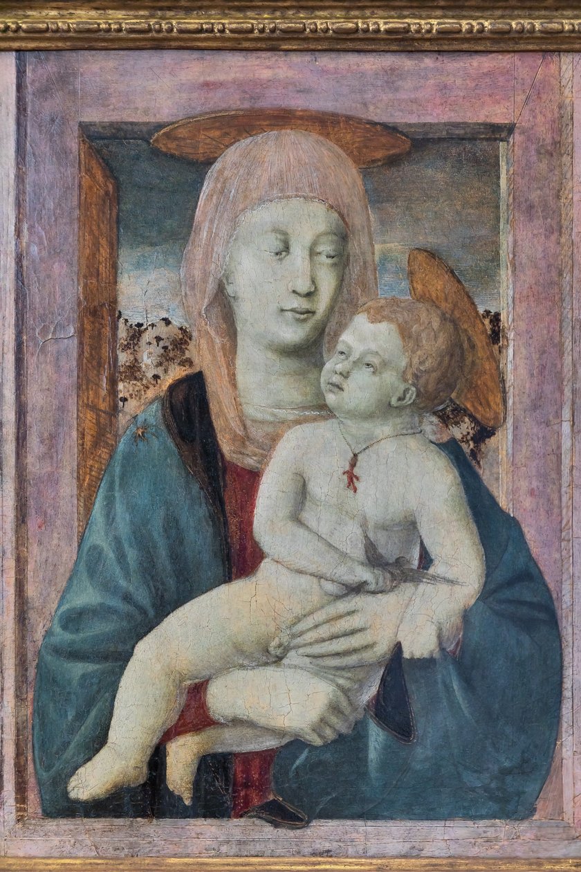 Madonna og det lille barn af Piero della Francesca
