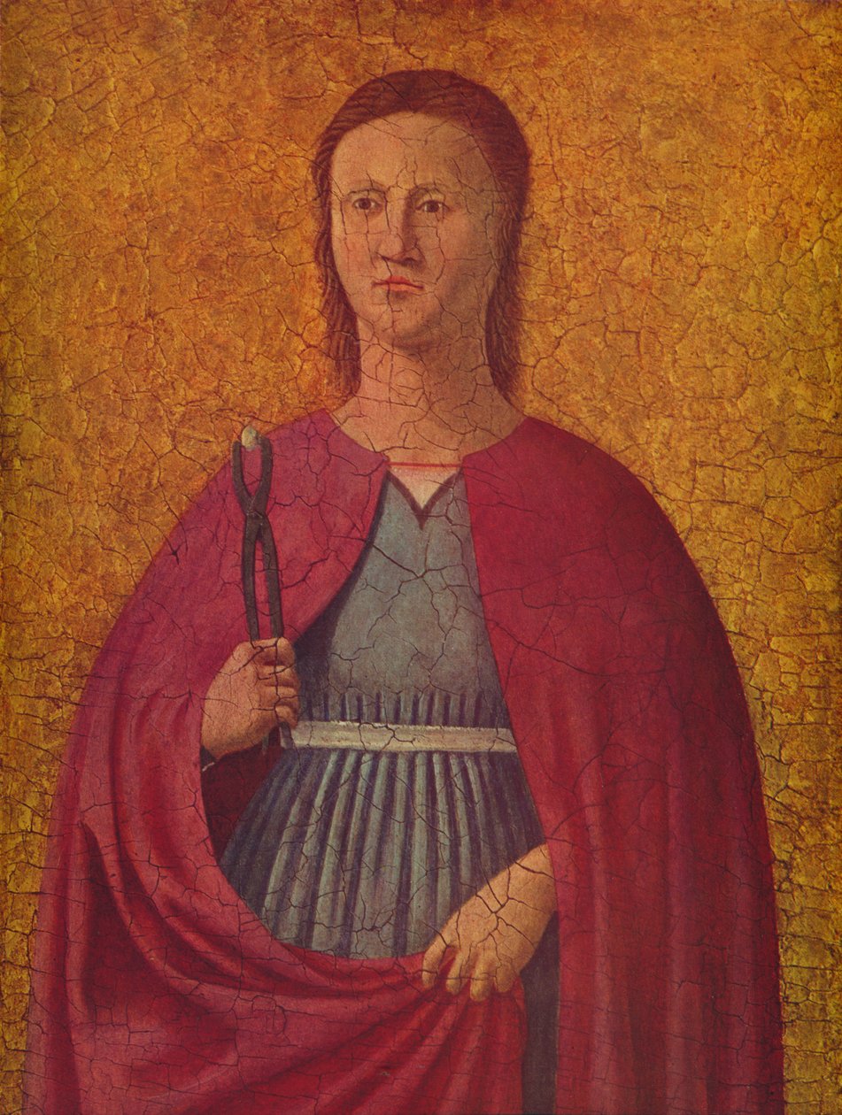 Sankt Apollonia, c1455-1460 af Piero della Francesca