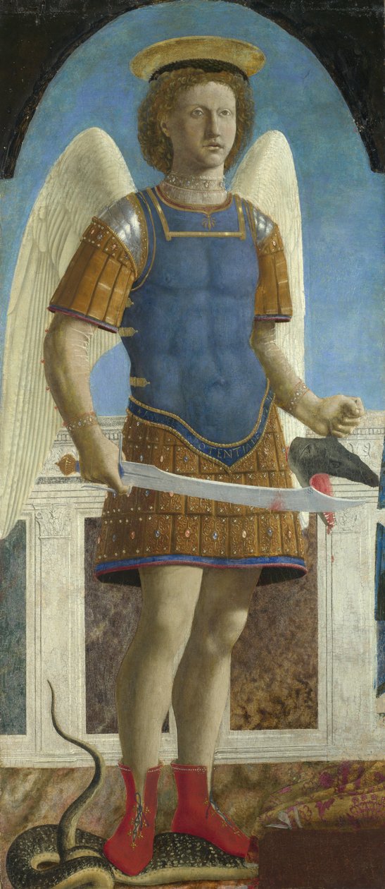 Ærkeenglen Sankt Michael, 1469 af Piero della Francesca