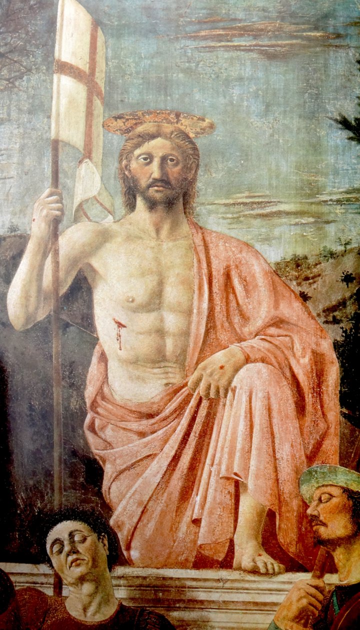 Opstandelsen er et freskomaleri af Piero della Francesca af Piero della Francesca