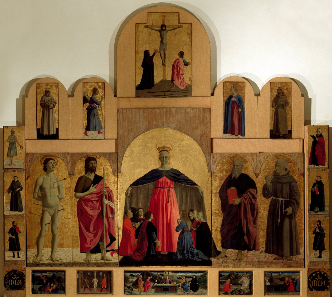 detalje af altertavlen Misericordia af Piero della Francesca