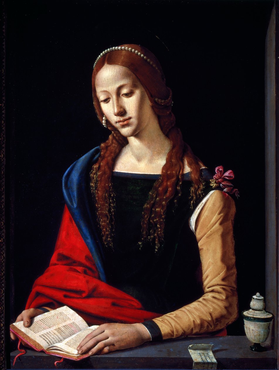 Madeleine Maleri af Piero di Cosimo (1461 / 2-1521) 1485-1490 Dim.72x53 cm Palazzo Barberini, National Gallery of Ancient Art, Rom af Piero di Cosimo