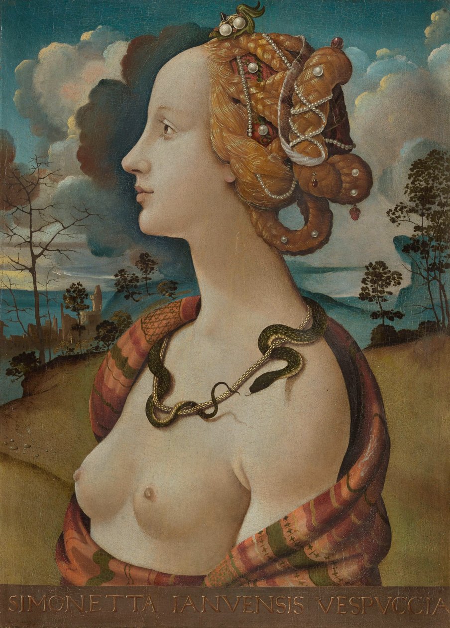 Portræt af Simonetta Vespucci af Piero di Cosimo