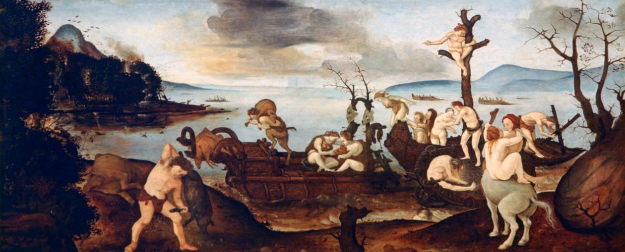 Tilbagekomsten fra jagten, 1505-1507. af Piero di Cosimo