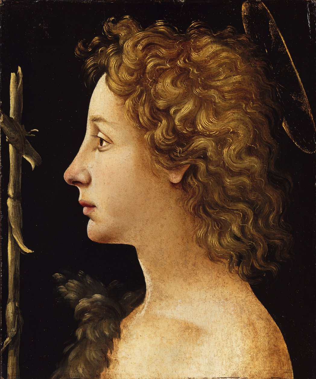 Den unge Sankt Johannes Døberen (tempera og olie på træ) af Piero di Cosimo