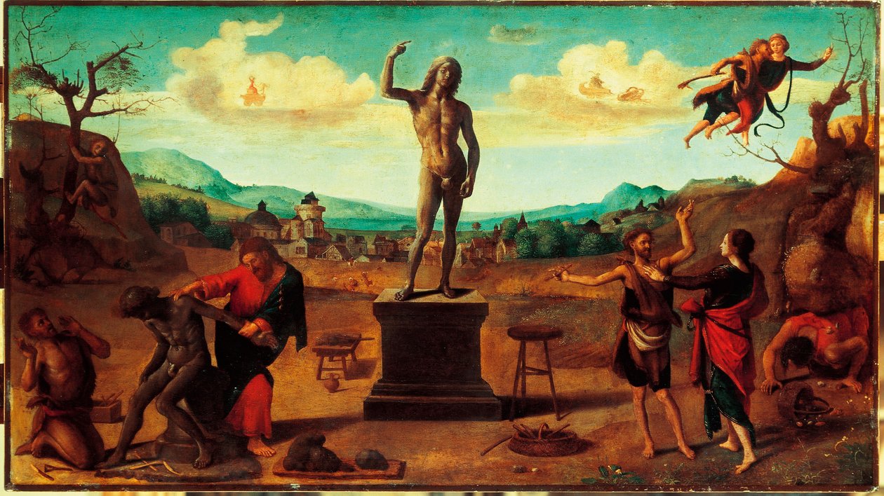 Myten om Prometheus , ca. 1515 (maleri) af Piero di Cosimo