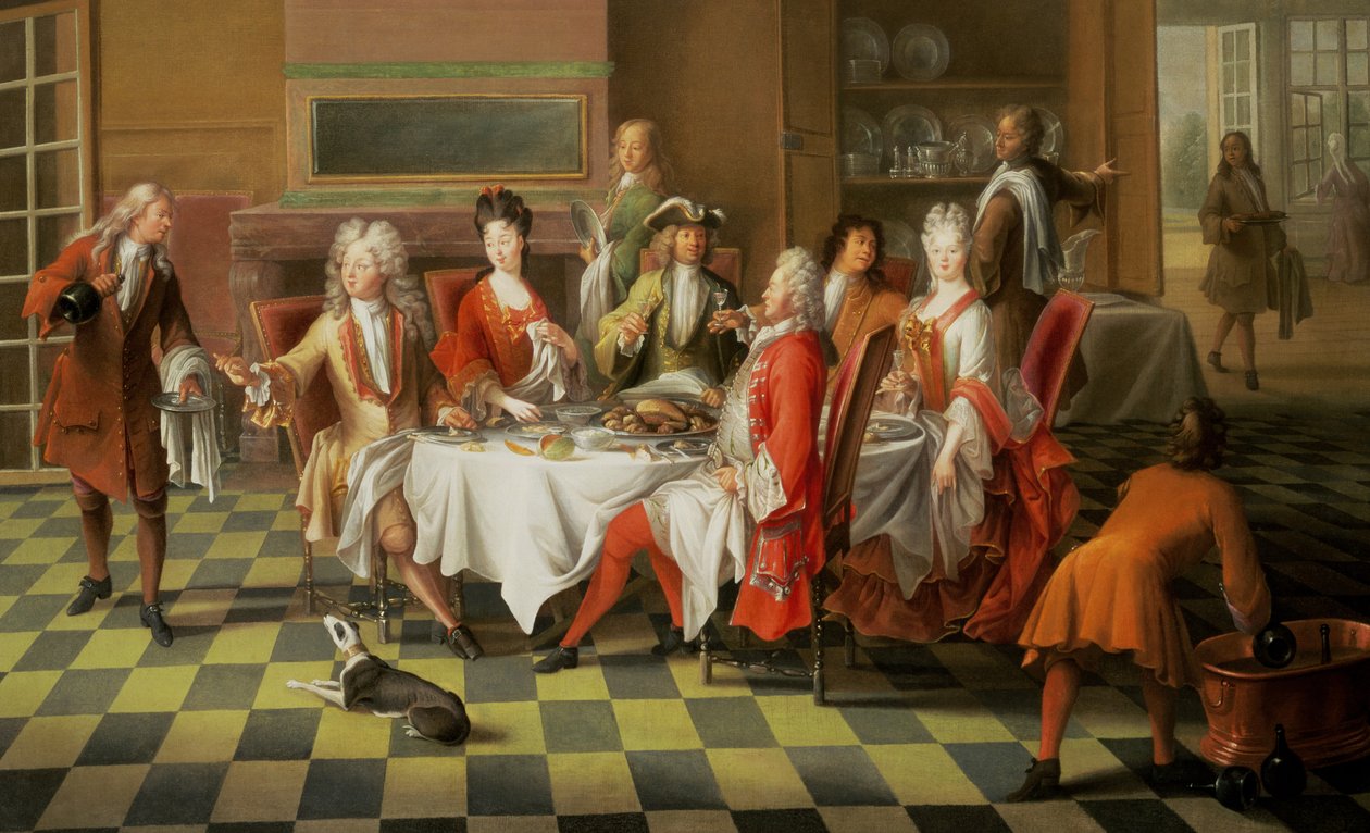 Elegant Merrymaking af Pierre Angelis or Angillis