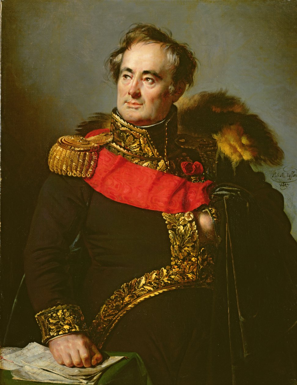 General Decaen, 1827 af Pierre Antoine Augustin Vafflard