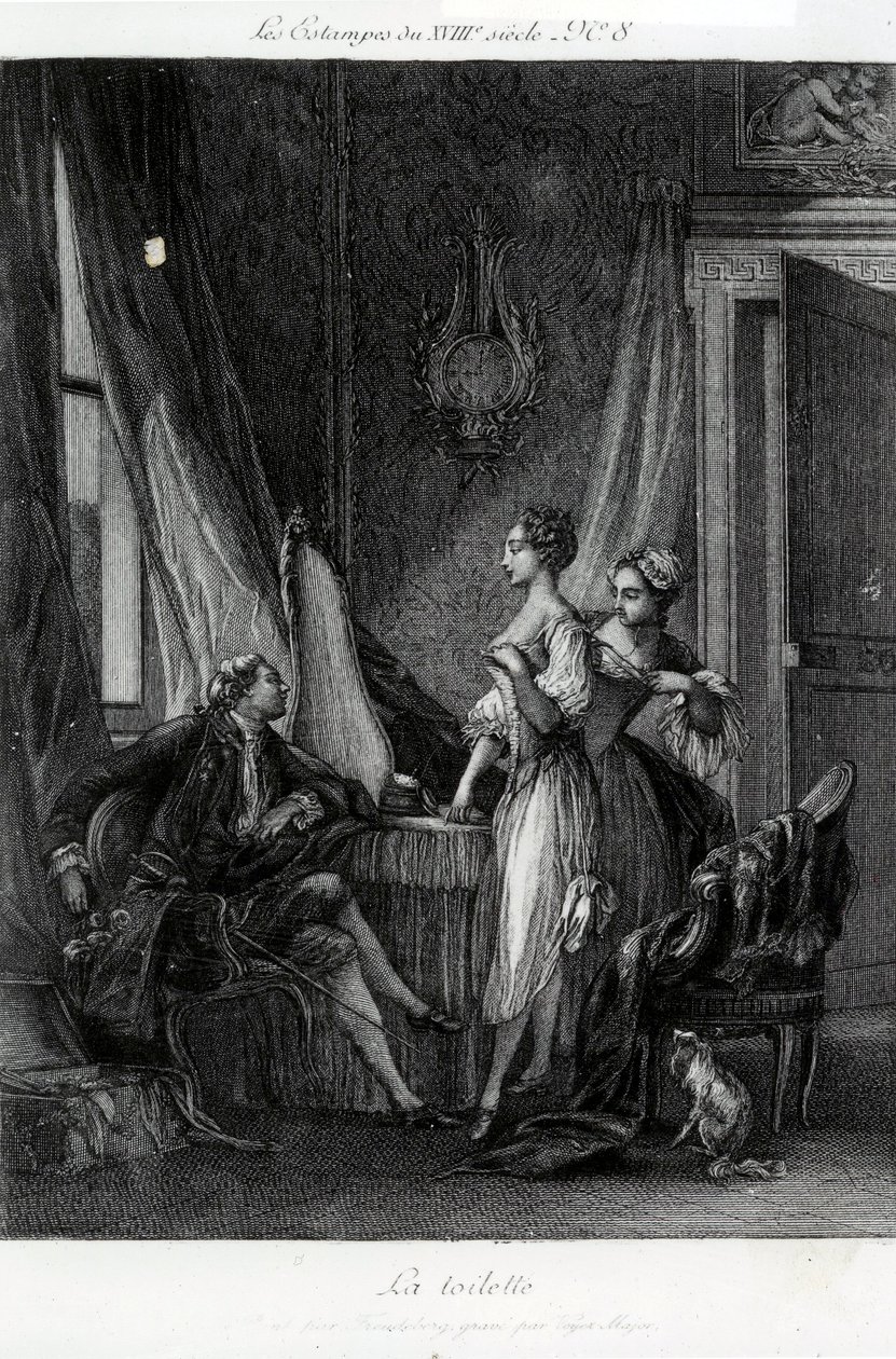Toilettet, 1771 af Pierre Antoine Baudouin