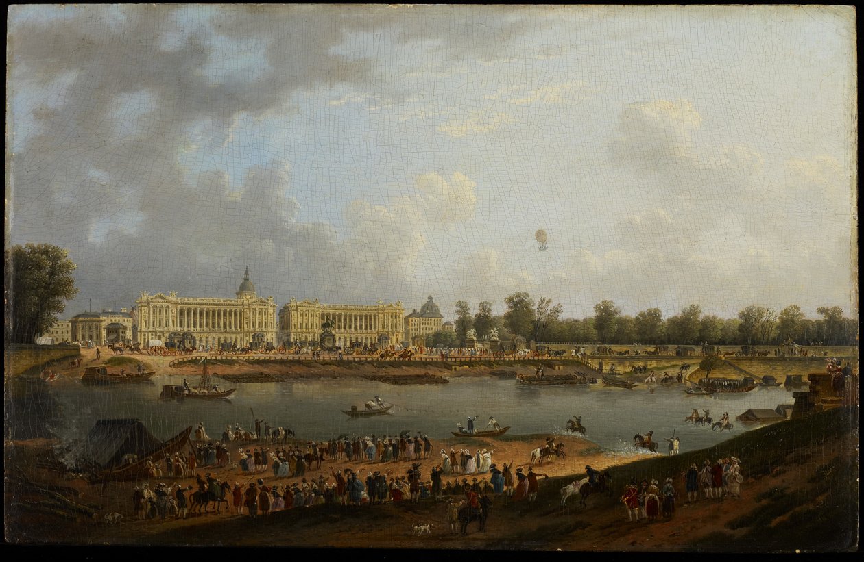 Place de la Concorde, ca. 1783 af Pierre Antoine Demachy
