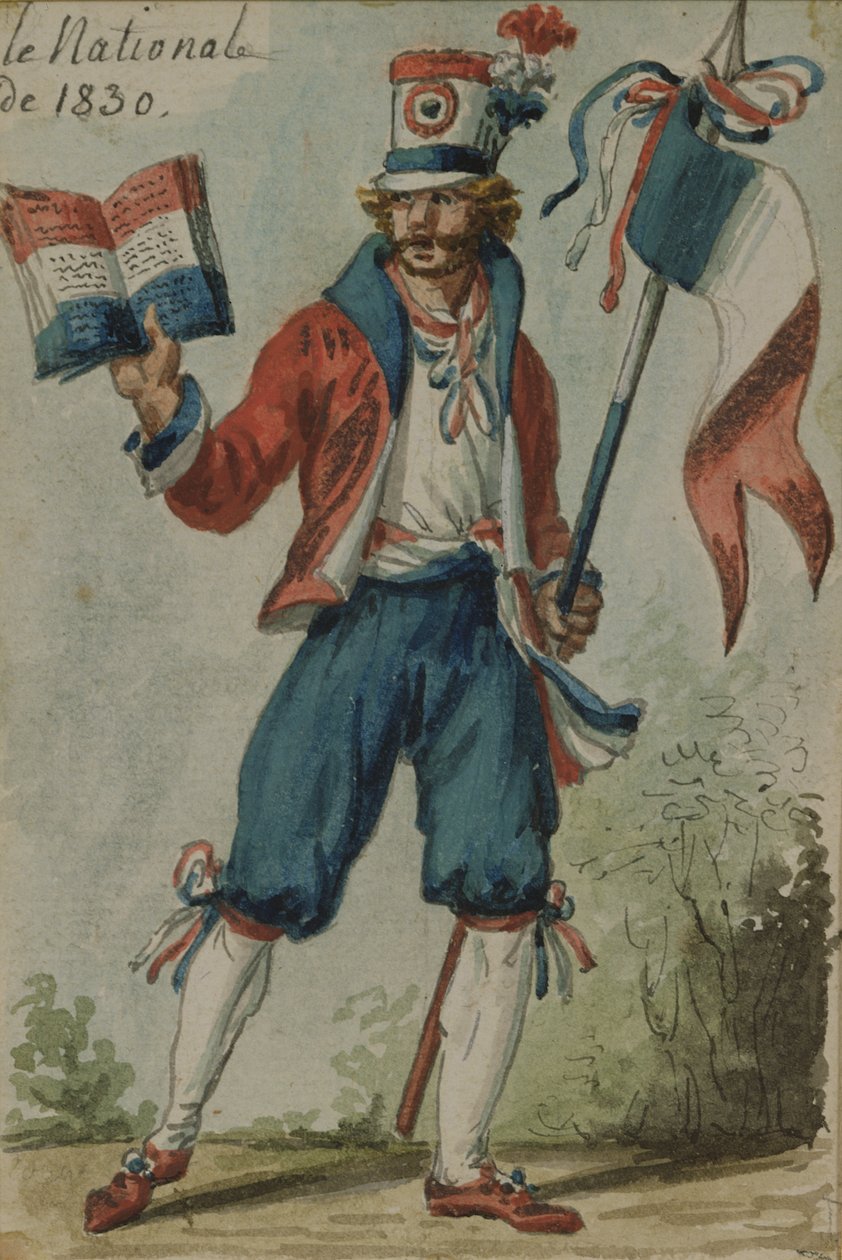 Nationalgarden 1830 af Pierre Antoine Lesueur