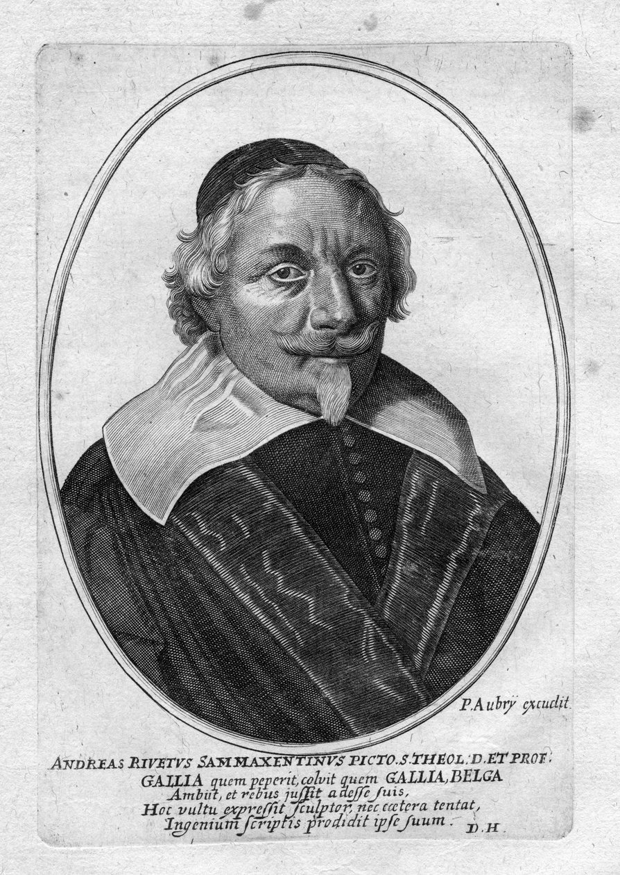 graveret portræt af Pierre Aubry
