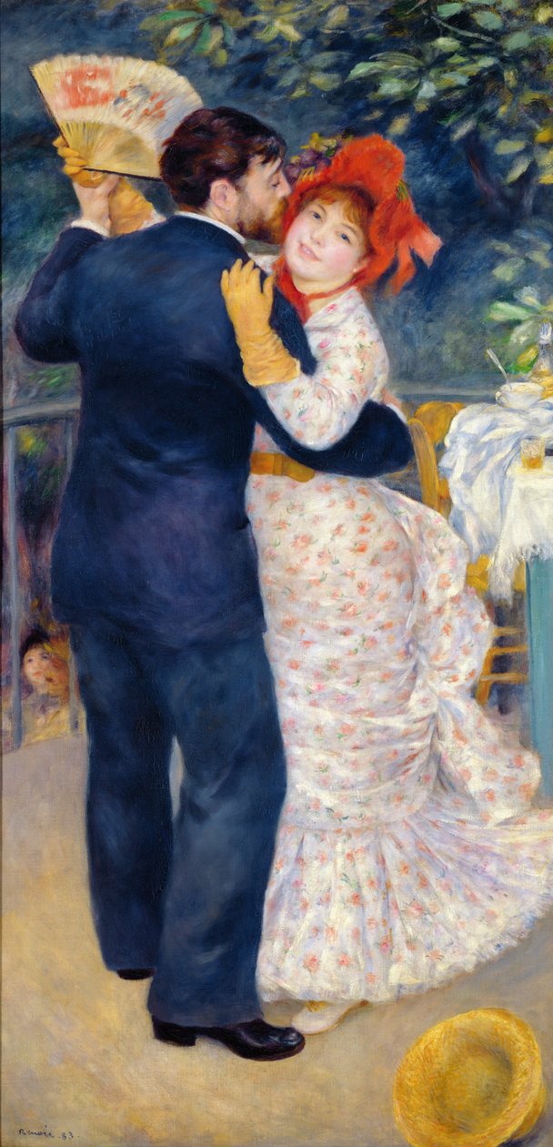 En dans på landet, 1883 af Pierre Auguste Renoir