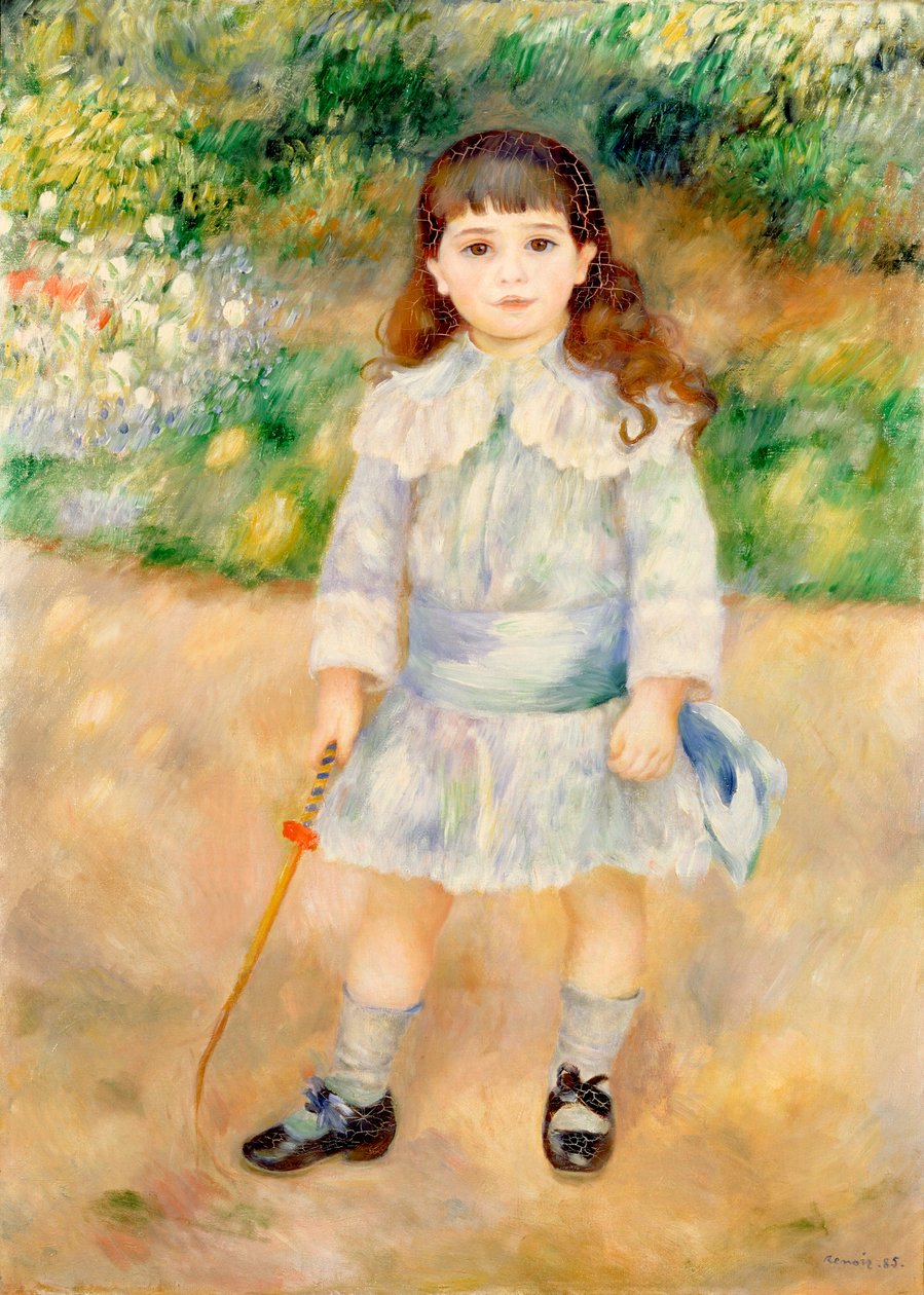 En pige med en pisk af Pierre Auguste Renoir