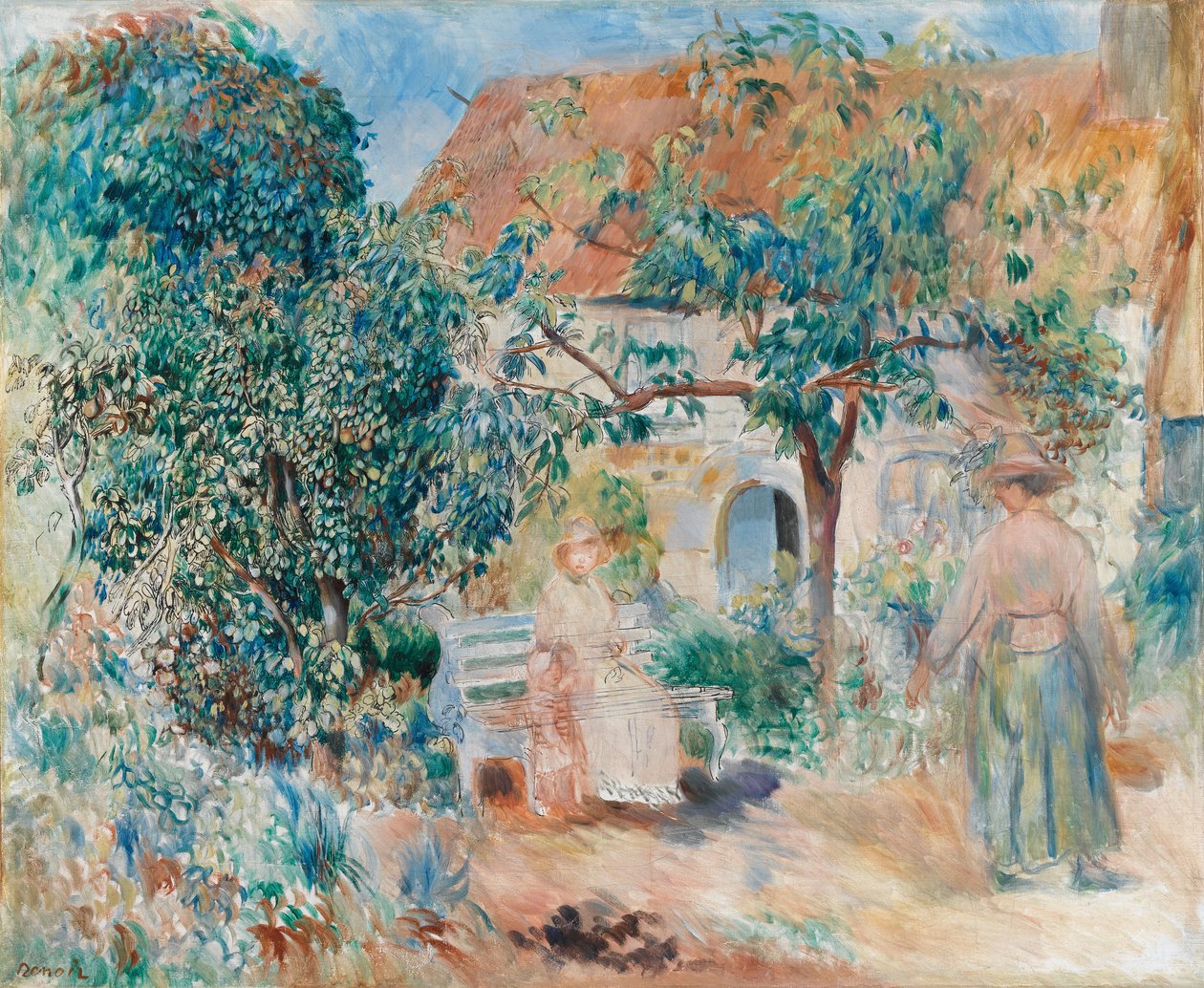 I haven i Bretagne af Pierre Auguste Renoir