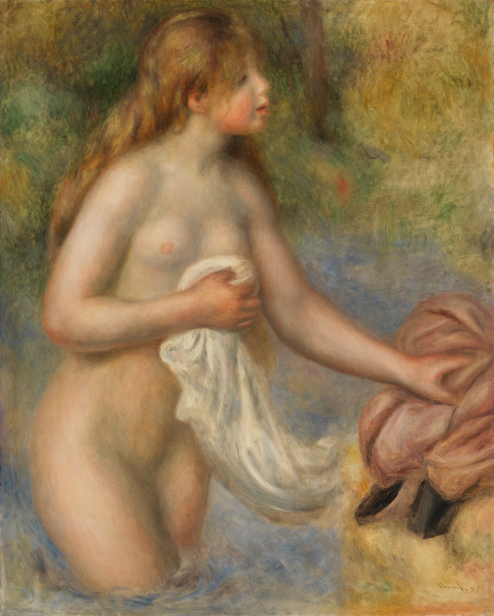 Bather (Baigneuse) af Pierre Auguste Renoir