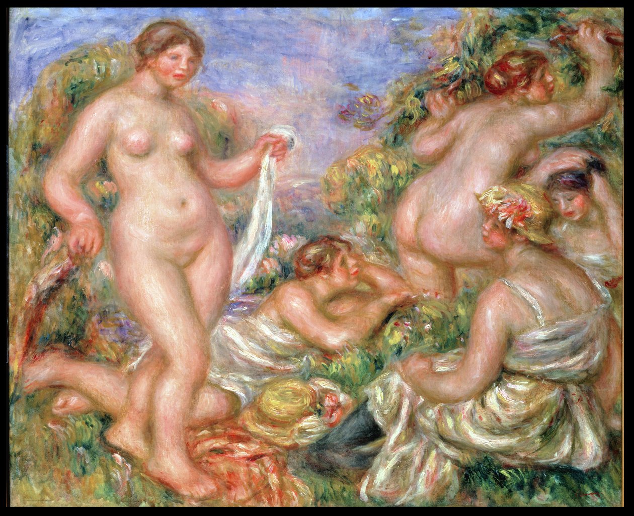 Badende, ca. 1918 af Pierre Auguste Renoir
