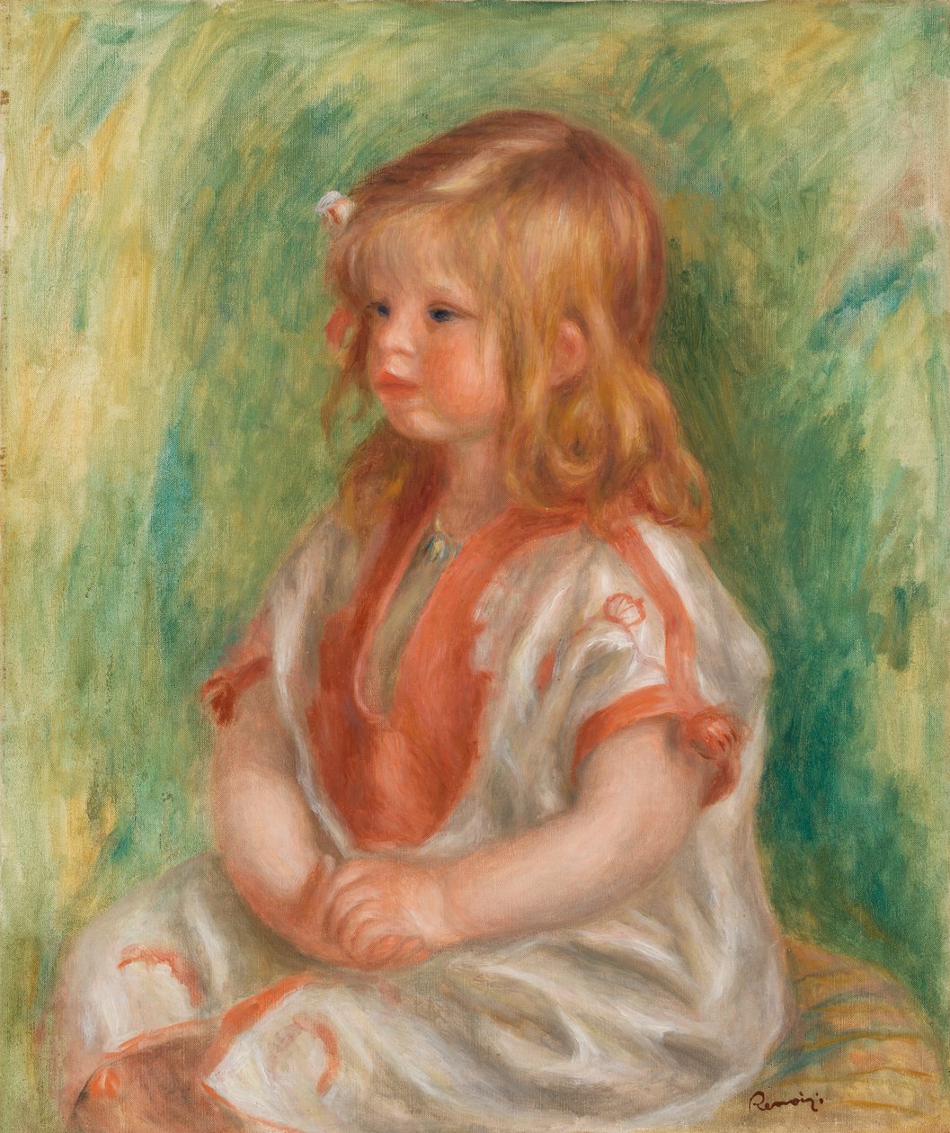 Claude Renoir af Pierre Auguste Renoir