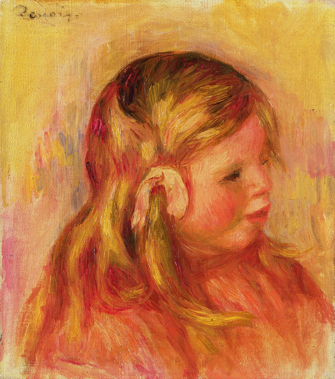 Claude Renoir, 1908 af Pierre Auguste Renoir