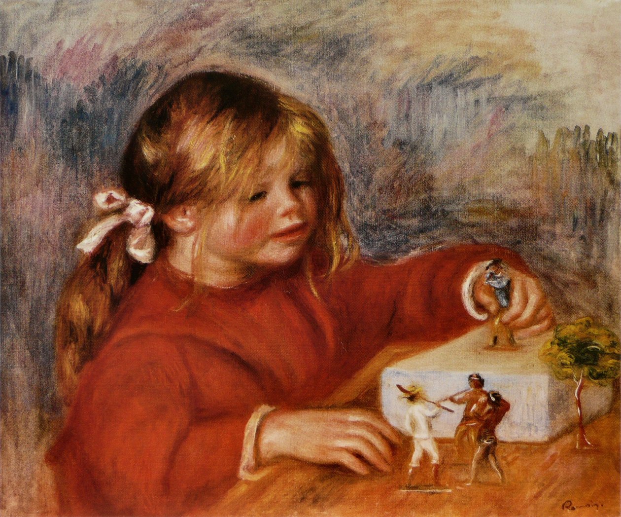 Coco spiller af Pierre Auguste Renoir