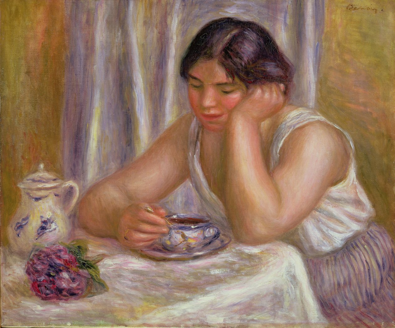 Kop chokolade af Pierre-Auguste Renoir